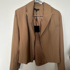 Brand new tan adel cropped blazer bought from jluxlabel